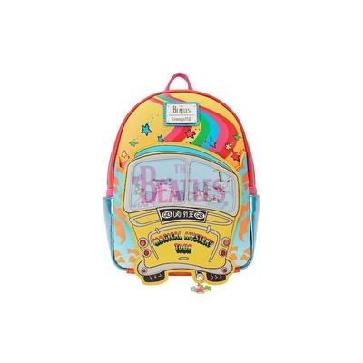 Product Loungefly The Beatles - Magical Mystery Tour Bus Mini Backpack (TBLBK0008) EN,FR,ES,DE,IT,PT,NL,DK,SE,RU Label / Plastic Bag base image