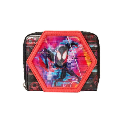 Product Loungefly Marvel: Spider-Man - Across The Spiderverse Lenticular Zip Around Wallet (MVWA0187) EN,FR,ES,DE,IT,PT,NL,DK,SE,RU Label / Plastic Bag base image