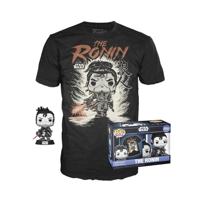 Product T-Shirt Funko Funko Pop! (Adult): Star Wars The Ronin Vinyl Figure and T-Shirt (S) base image