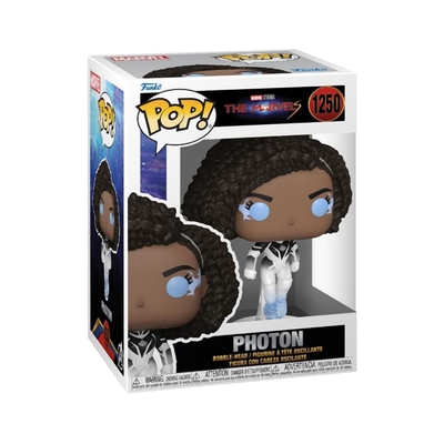 Product Figures  Statues Funko Pop! The Marvels - Photon #1250 Bobble-Head Vinyl Figure base image