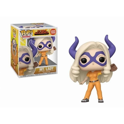 Product Funko Pop! Super Animation: My Hero Academia - Mt. Lady (Baseball) #1333 Vinyl Figure (6) EN,FR,ES,DE,IT,PT,NL,DK,SE,RU Pack / Carton Window Box with Plastic Film base image