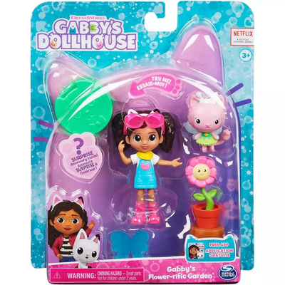 Product Spin Master Gabbys Dollhouse: Gabbys Flower-rific Garden (20130494) EN,FR,ES,DE,NL,IT,PT,RU,PL,CZ,SK,HU,RO,GR,HR,BG,SL,TR Pack / Carton Blister Pack base image