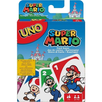 Product Mattel UNO Super Mario Card Game (Excl.) (DRD00) base image