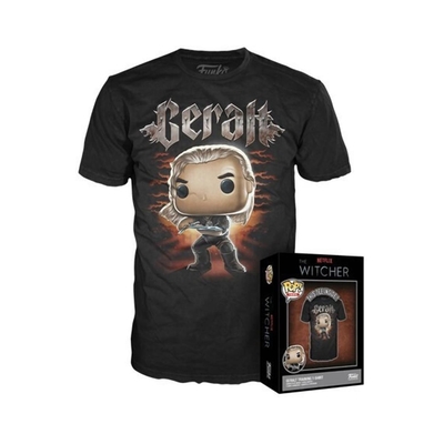 Product T-Shirt Funko Boxed  The Witcher Geralt Training (L) base image
