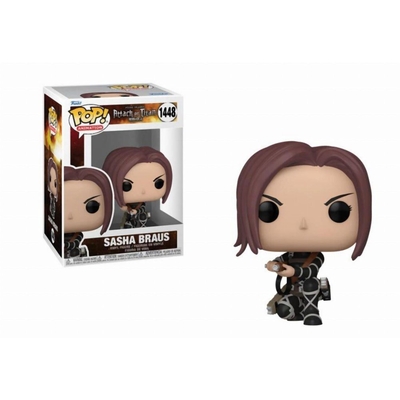 Product Figures  Statues Funko Pop! Animation: Attack on Titan - Sasha Braus #1448 Vinyl Figure base image