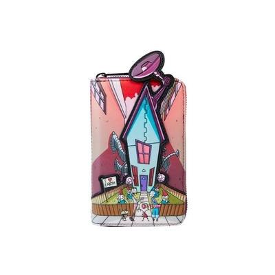 Product Loungefly Nickelodeon: Invader Zim - Secret Lair Zip Around Wallet (NICWA0036) EN,FR,ES,DE,IT,PT,NL,DK,SE,RU Label / Plastic Bag base image