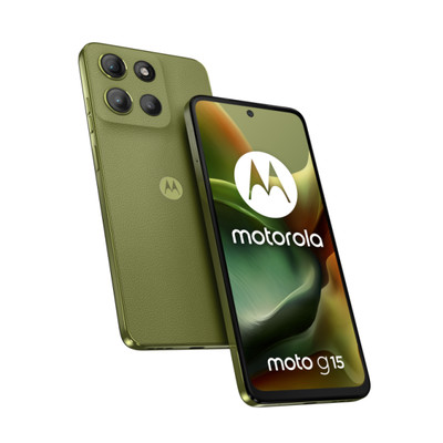 Product Smartphone Motorola G15 8+256GB DS 4G Iguana Green base image