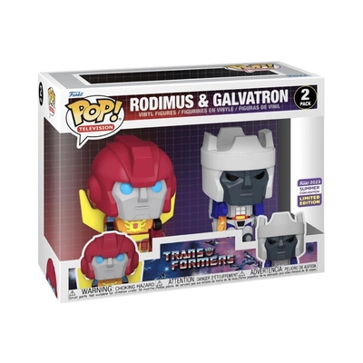 Product Φιγούρες Funko Pop! 2-Pack: Transformers - Rodimus Galvatron (Convention Limited Edition) base image