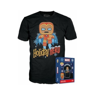 Product T-Shirt Funko Boxed  Marvel Gingerbread Iron Man (S) base image