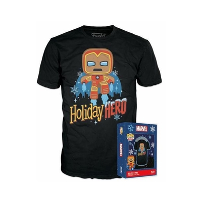 Product T-Shirt Funko Boxed  Marvel Gingerbread Iron Man (L) base image