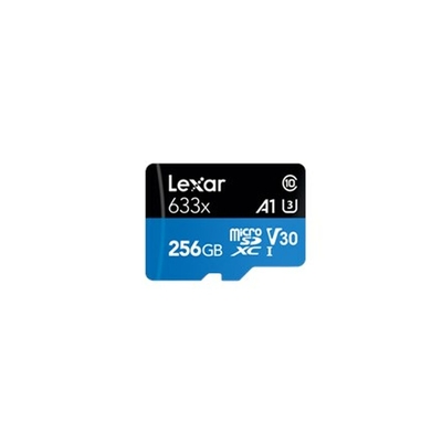 Product Κάρτα Μνήμη microSDXC 256GB Lexar 633x Class 10 U3 V30 A1 UHS-I base image