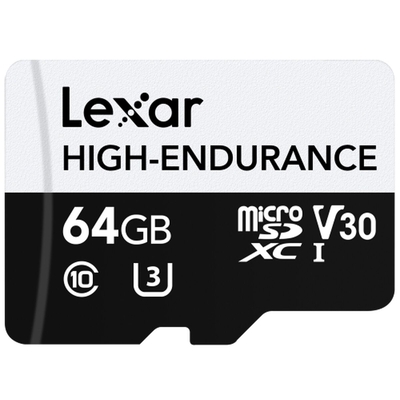 Product Κάρτα Μνήμης microSD 64GB Lexar High-Endurance base image