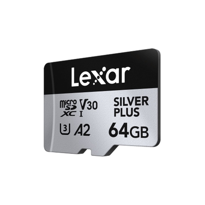 Product Κάρτα Μνήμης microSD 64GB Lexar Lexar Professional SILVER PLUS base image
