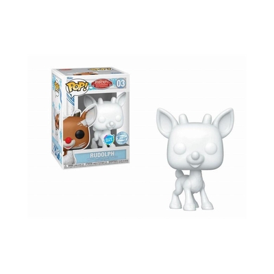 Product Φιγούρα Funko Pop! Rudolph The Red-Nosed Reindeer - Rudolph (DIY) (White) (Special Edition) #03 base image