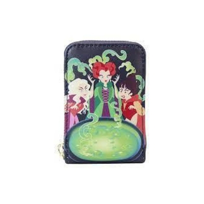 Product Loungefly Disney: Hocus Pocus - Sanderson Sisters Cauldron Accordion Wallet (WDWA2631) EN,FR,ES,DE,IT,PT,NL,DK,SE,RU Label / Plastic Bag base image
