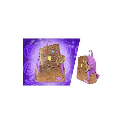 Product Loungefly Marvel Thanos - Shine Gauntlet Mini Backpack (MVBK0299) EN,FR,DE,IT,ES,PT,DK,SE,NL,RU Label / Plastic Bag base image