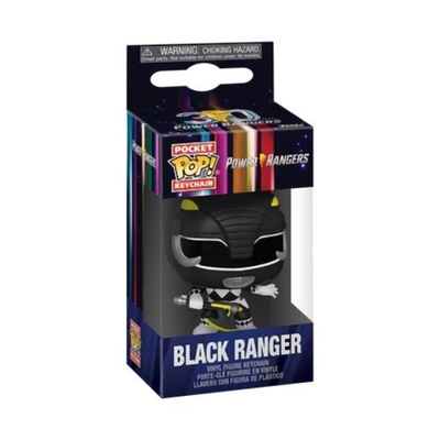Product Φιγούρα Funko Pocket Pop! Power Rangers - Black Ranger Vinyl base image