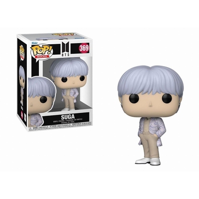 Product Funko Pop! Rocks: BTS - Suga #369 Vinyl Figure EN,FR,ES,DE,IT,PT,NL,DK,SE,RU Pack / Carton Window Box with Plastic Film base image