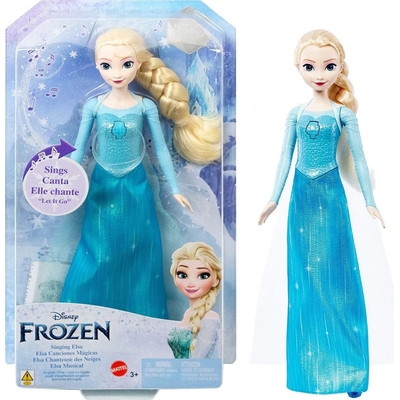 Product Mattel Disney Frozen - Singing Elsa (English Language) (HLW55) EN,DE,FR,ES Pack / Carton Blister Pack base image