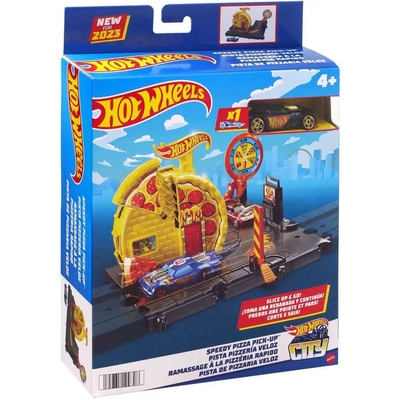 Product Mattel Hot Wheels City - Speedy Pizza Pick-Up (HKX44) base image