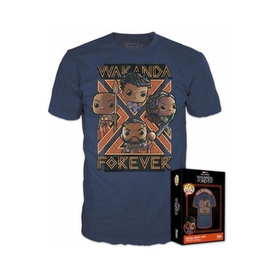 Product Funko Boxed Tee: Marvel Black Panther Wakanda Forever T-shirt (M) base image