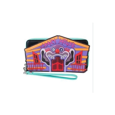 Product Loungefly Mgm - Killer Klowns From Outer Space Zip Around Wristlet (KKLWA0001) EN,FR,DE,IT,ES,PT,DK,SE,NL,RU Label / Plastic Bag base image