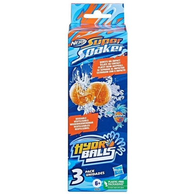 Product Hasbro Nerf: Super Soaker - Hydro Balls 3 Pack (F6392) base image