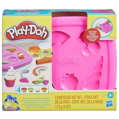 Product Hasbro Play-Doh: Create n Go Cupcakes Playset (F7527) base image