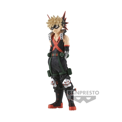 Product Banpresto Age Of Heroes: My Hero Academia - Katsuki Bakugo Statue (17cm) (88171) EN,FR,ES,DE,NL,IT,PT,PL,AR Pack / Carton Box base image