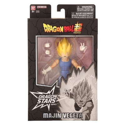 Product Bandai Dragon Stars: Dragon Ball Super - Majin Vegeta Action Figure (40731) EN,FR,ES,DE,PT,NL,IT Pack / Carton Window Box with Plastic Film base image