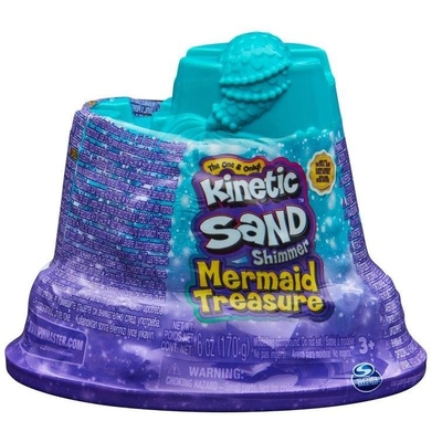 Product Spin Master Kinetic Sand: Shimmer - Mermaid Treasure Container (6064334) base image