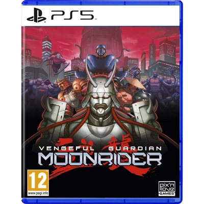 Product PS5 Vengeful Guardian: Moonrider EN,FR,ES,IT Pack / Pegi base image