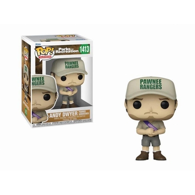 Product Funko Pop! Television: Parks and Recreation - Andy Dwyer Pawnee Goddesses #1413 Vinyl Figure EN,FR,ES,DE,IT,PT,NL,DK,SE,RU Pack / Carton Window Box with Plastic Film base image