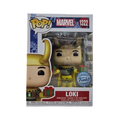 Product Φιγούρα Funko Pop! Marvel: Loki (with Sweater) (Metallic) (Special Edition) #1322 Bobble-Head base image
