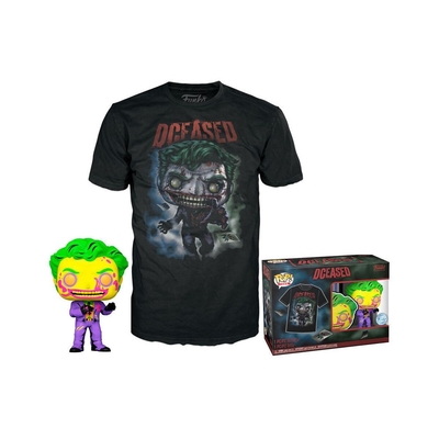 Product T-Shirt Funko Pop! (Adult): Comic Cover DC The Joker (Blacklight)  (Special Edition) Vinyl Figure & T-Shirt (M) base image