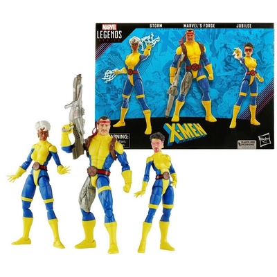 Product Hasbro Fans Marvel Legends Series (60th Anniversary): X-Men - Storm, Marvels Forge and Jubilee Action Figures (3-Pack) (15cm) (F7025) base image