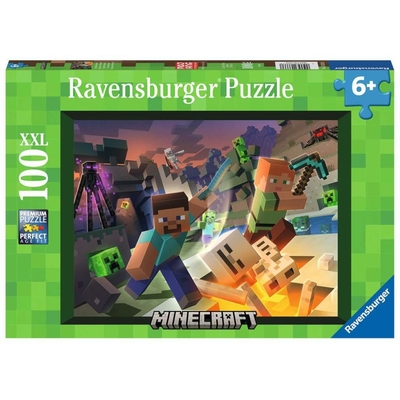 Product Ravensburger Puzzle: Monster Minecraft XXL (100pcs) (13333) base image