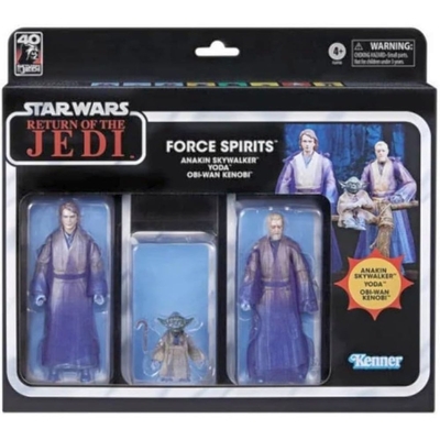 Product Φιγούρες Δράσης Hasbro Fans Black Series: Disney Star Wars Return of the Jedi Force Spirits - Anakin Skywalker / Yoda / Obi-Wan Kenobi Figures (15cm)  (F6998) base image