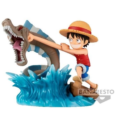 Product Banpresto WCF - Log Stories: One Piece - Monkey.D.Luffy Statue (7cm) (88406) EN,FR,ES,DE,NL,IT,PT,PL,AR Pack / Carton Box base image