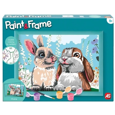 Product Ζωγραφική AS Paint  Frame: Cute Bunnies (1038-41011) base image