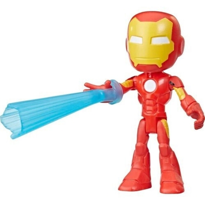 Product Hasbro Disney Junior Marvel: Spidey and his Amazing Friends - Iron Man Mini Action Figure (F3998) EN,FR,DE,ES,PT,IT,NL,SE,DK,NO,FI,GR,PL,RU,BG,HR,LT,SK,ET,LV,AR Pack / Carton Blister Pack base image