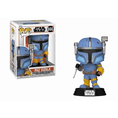Product Funko Pop! Disney Star Wars: The Mandalorian - Paz Vizsla #666 Bobble-Head Vinyl Figure base image