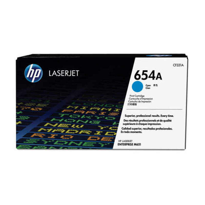 Product Toner HP 654A Κυανό base image