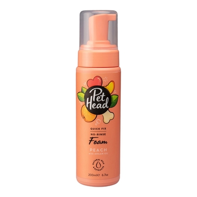 Product Αφρός Καθαρισμού Pet Head Quick Fix Σκύλου Ροδάκινο (200 ml) base image
