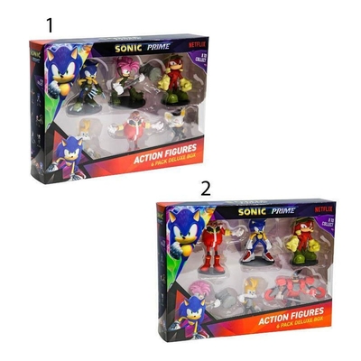 Product Φιγούρες Δράσης P.M.I. Sonic Prime - 6 Pack Deluxe Box (S1) Action Figures (7.5cm) (Random) (SON6070) base image