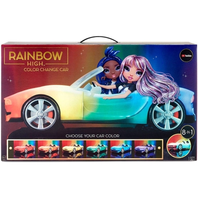 Product MGA Rainbow High: Color Change Car (574316EUC) EN,FR,ES,DE,NL,PL,PT,IT Pack / Carton Box base image