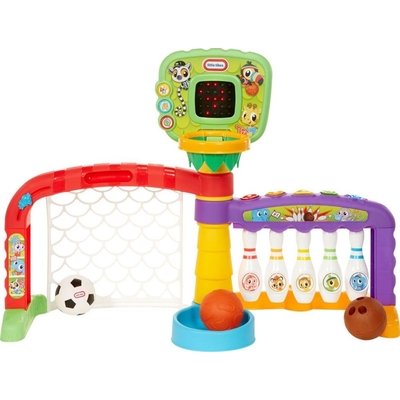 Product Γυμναστήρια Little Tikes: Learn  Play - 3-in-1 Sports Zone (Basketball / Soccer / Bowling) (643224P1E4C) base image