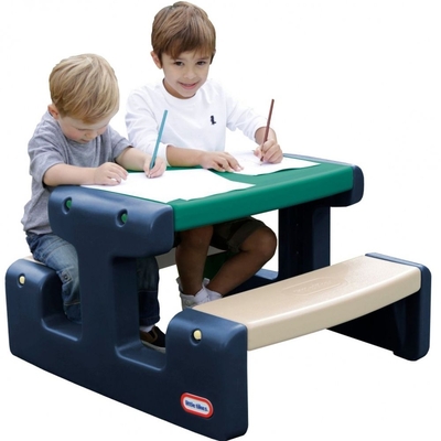 Product Little Tikes Junior Picnic Table  (Junlge) (174063E3) base image