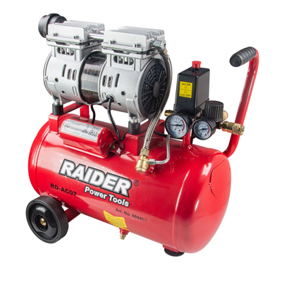 Product Αεροσυμπιεστης Αθορυβος Raider 24l Rd-ac07 0,75kw 089405 base image