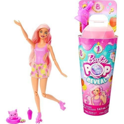 Product Mattel Barbie: Pop Reveal - Strawberry / Lemonade (HNW41) EN,FR,DE,IT,NL,ES,PT,TR,GR,RU,RO,BG,HRV,SK,AR Pack / Carton Window Box without Plastic Film base image